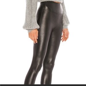 Spanx faux leather leggings - brand new, only worn once
